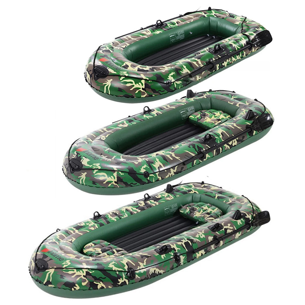 10ft Inflatable Boat Set with Paddles Air Pump PVC W34095