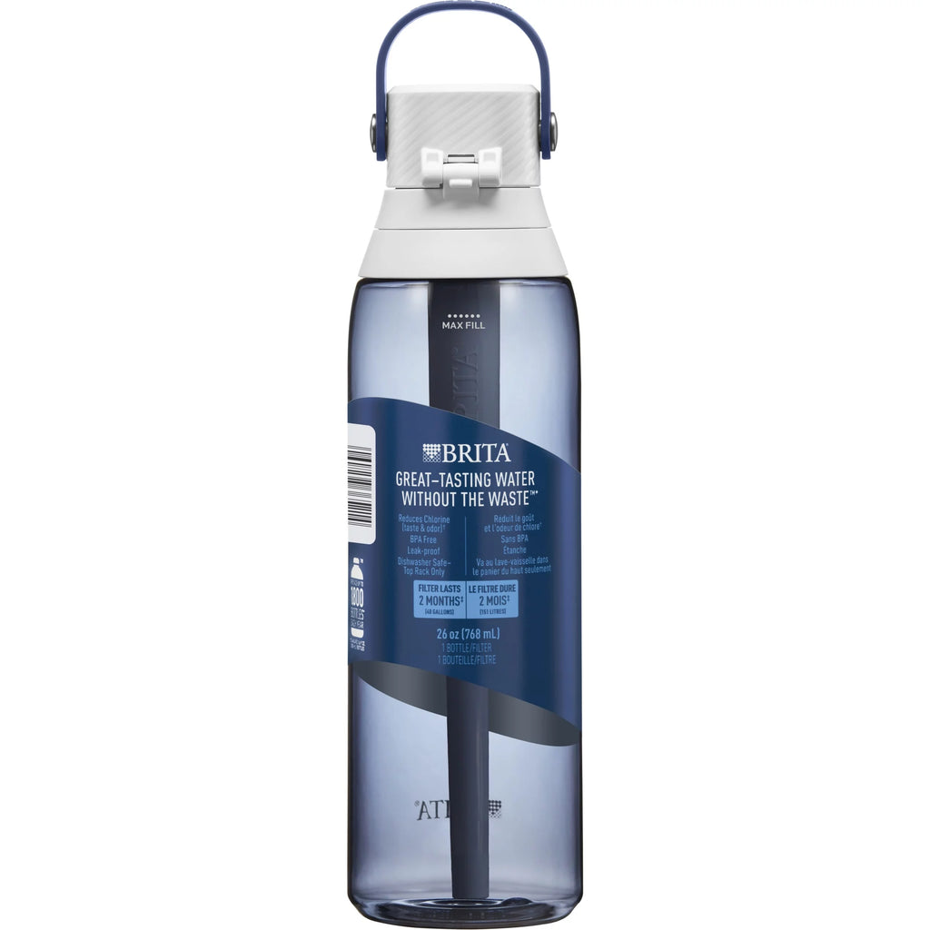 26oz Leak Proof Filtered Water Bottle with Straw U5109