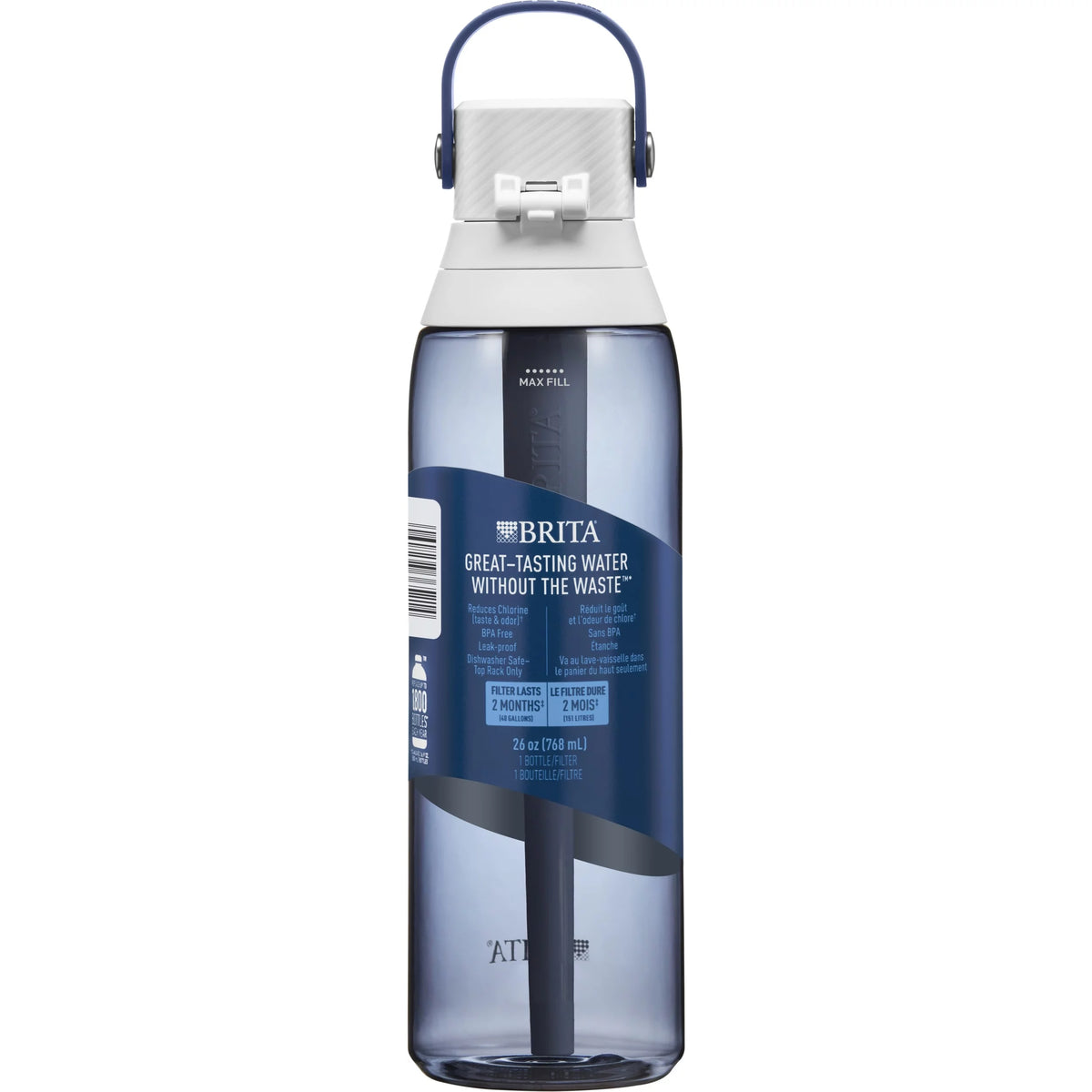 26oz Leak Proof Filtered Water Bottle with Straw U5109