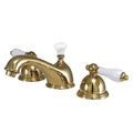 Polished Brass 2-Handle Widespread Bathroom Sink Faucet O84993