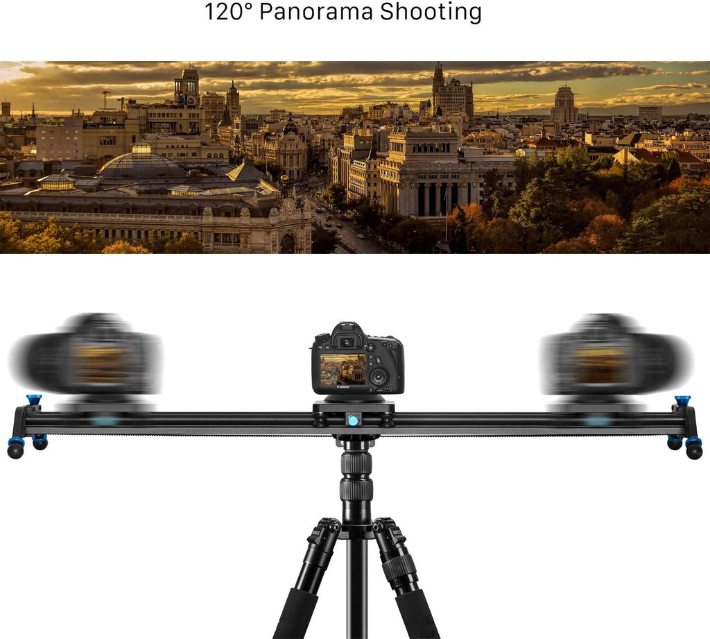 Motorized Camera Slider, 31 Aluminum Alloy Track Dolly Rail G48400