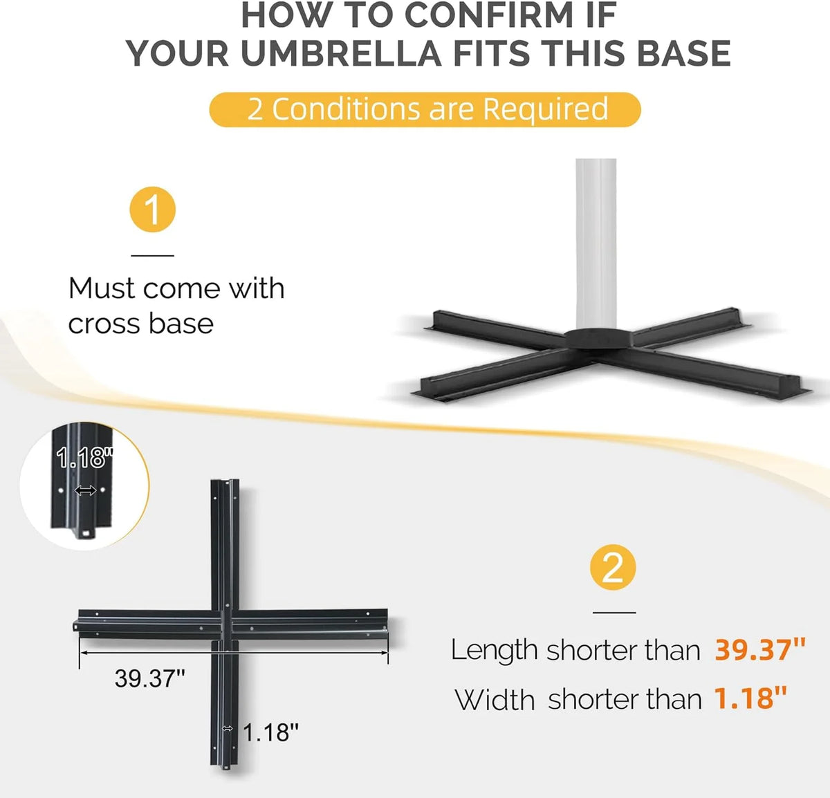 300 Lbs Water & Sand Filled Patio Umbrella Base W312402