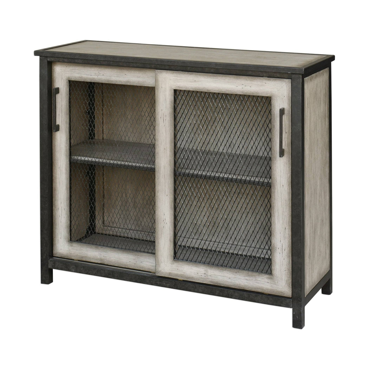 Wire-Mesh Accent Cabinet W21891
