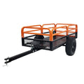 Steel Dump Cart 1500 Pounds 15 Cubic Feet Utility Trailer V3415