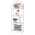 70.8 inches 4 Shelves White Wood Bookshelf G397779