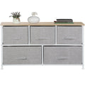 5 Drawer Steel Frame Dresser V952506