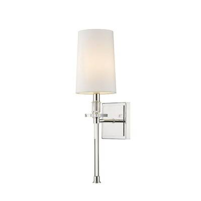 Polished Nickel Armed Sconce G13128