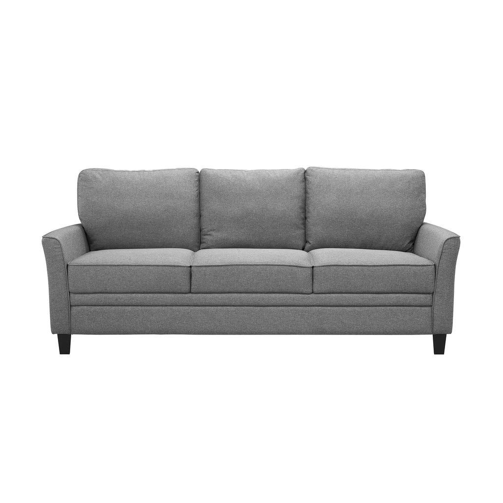 Black 3 Seat Sofa Q77847