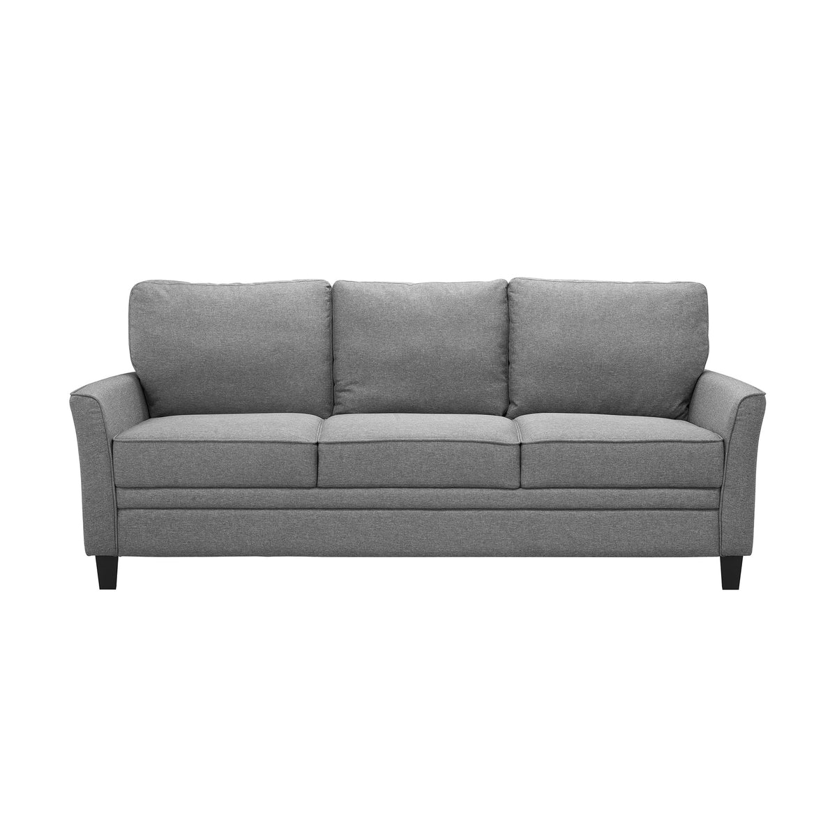 Black 3 Seat Sofa Q77847