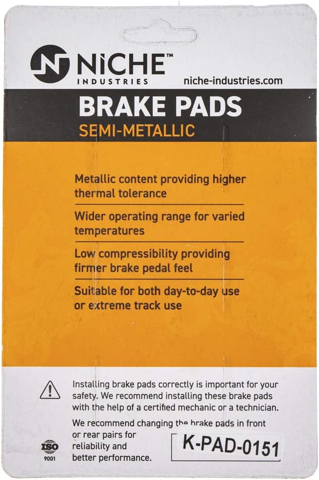 Semi-Metallic Brake Pad Set Pack of 2 P708000