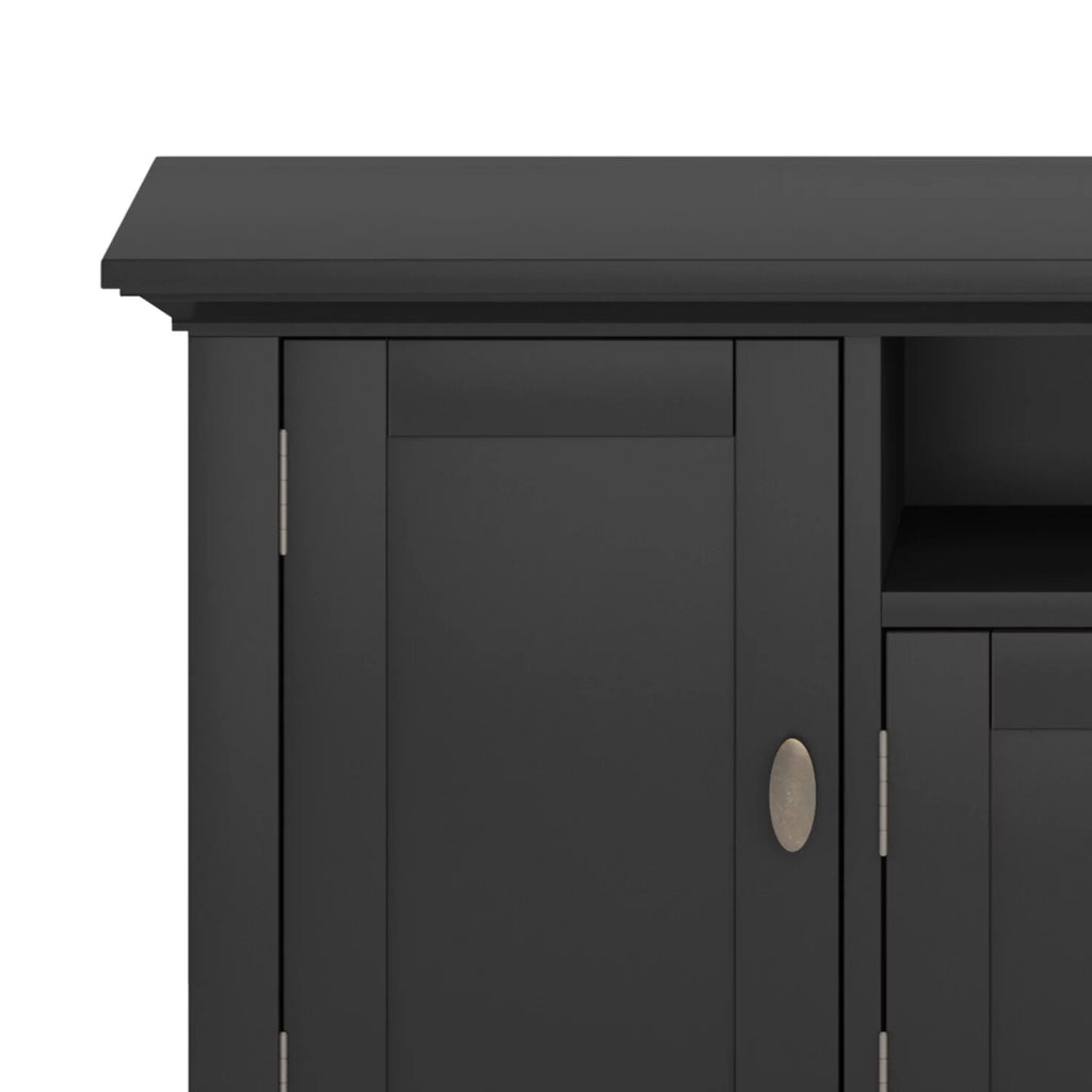 Black Wood 72 inch TV Media Stand C70715