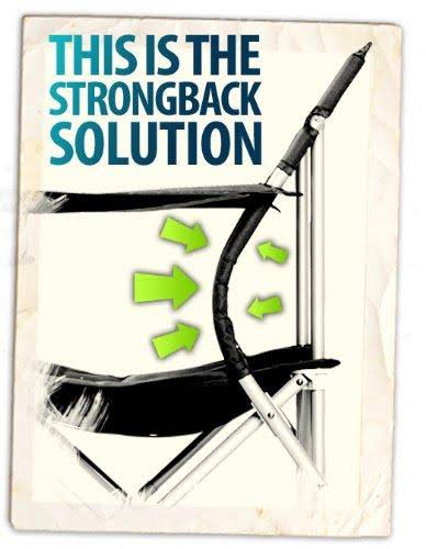 Camo Folding Camping Chair with Lumbar Support U748960