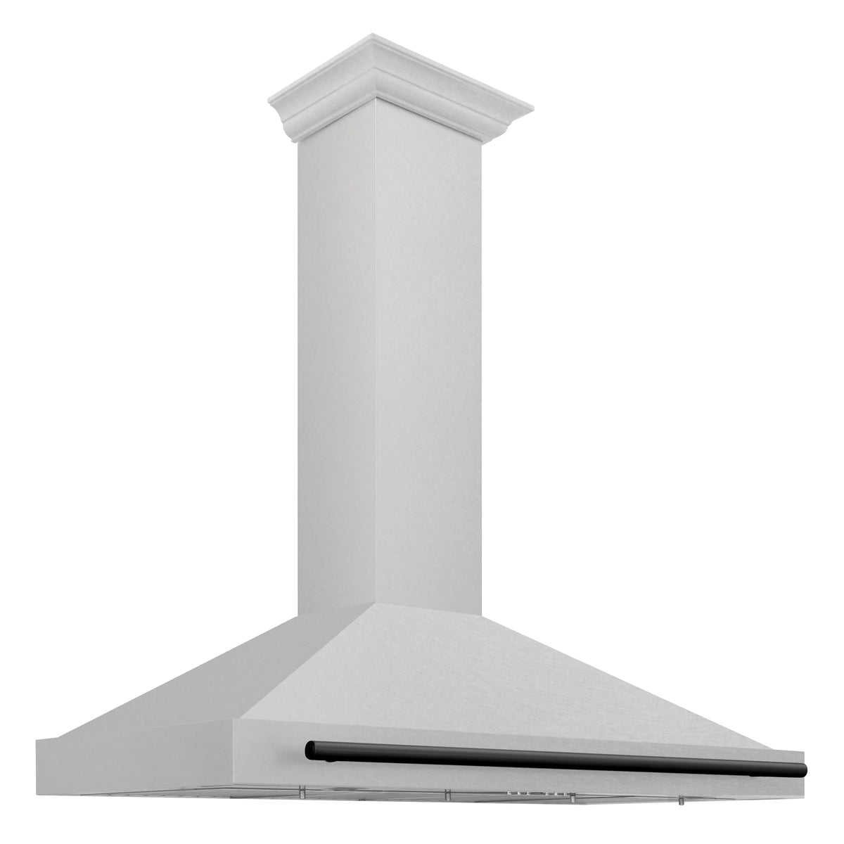 48 Inch Stainless Steel Range Hood with Matte Black Handle R68120