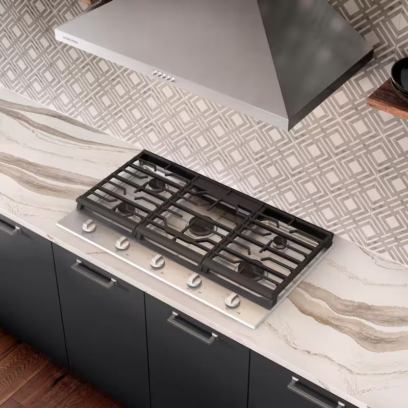36 in. Wall Mount Range Hood Black Stainless M5605