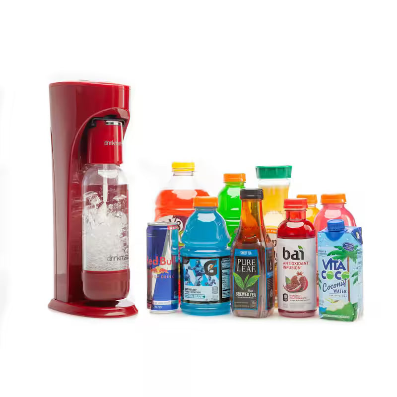 Sparkling Water and Soda Maker Party Pack with 2 60L CO2 Cartridges S81493