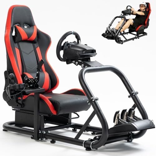 Racing Sim Cockpit Stand with Seat L199803