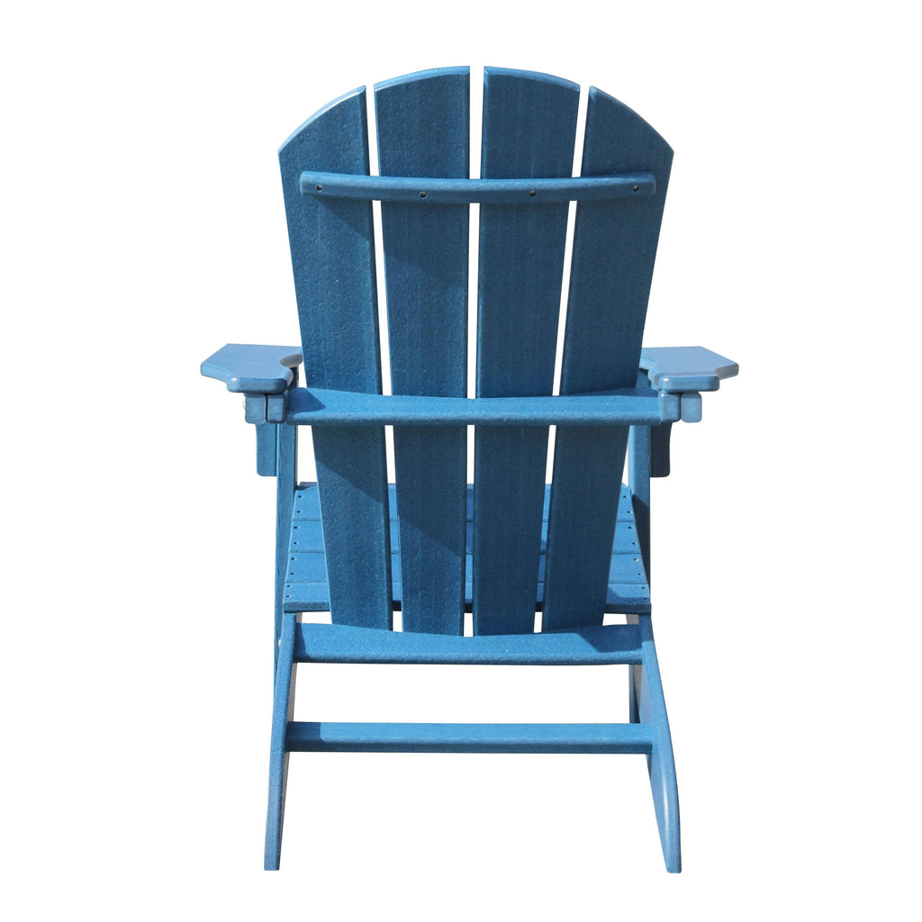 Grey Plastic Outdoor Adirondack Chair Y472