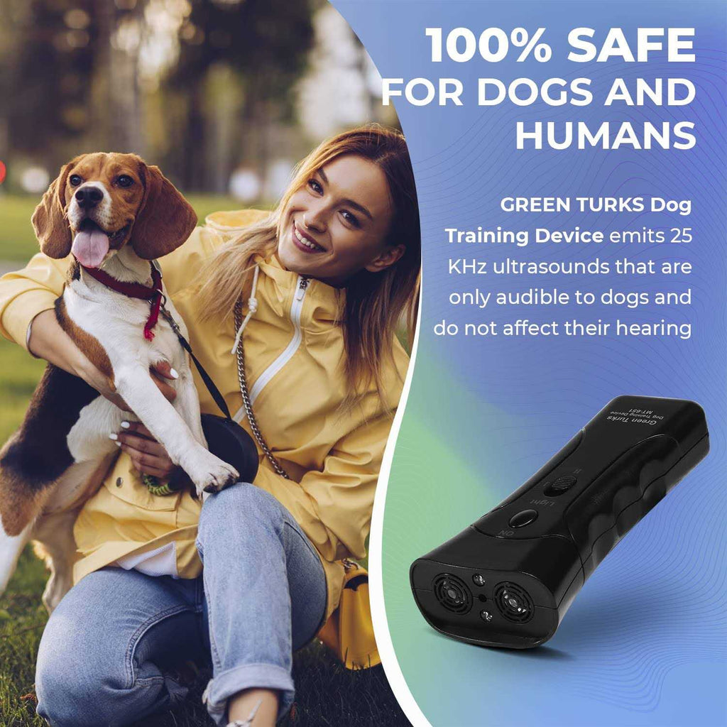 Handheld Anti Barking Dog Training Device with LED Dual Sensor M4873