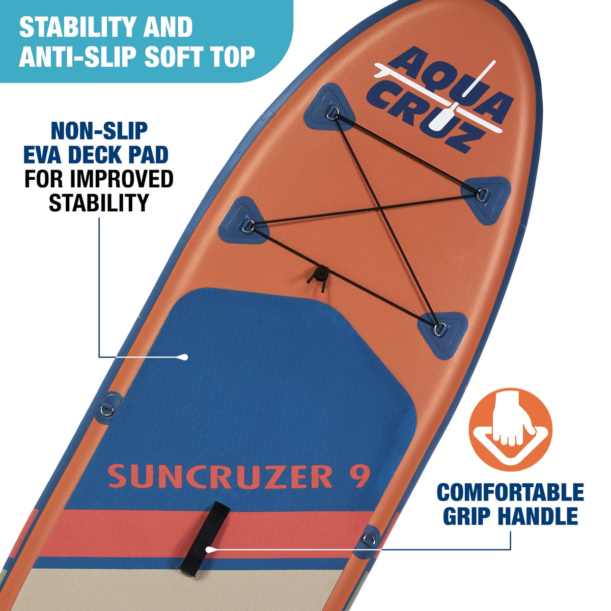 9 ft. Inflatable Stand Up Paddle Board Set with Accessories O61211