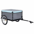 Bike Cargo Trailer Black and Blue J8680