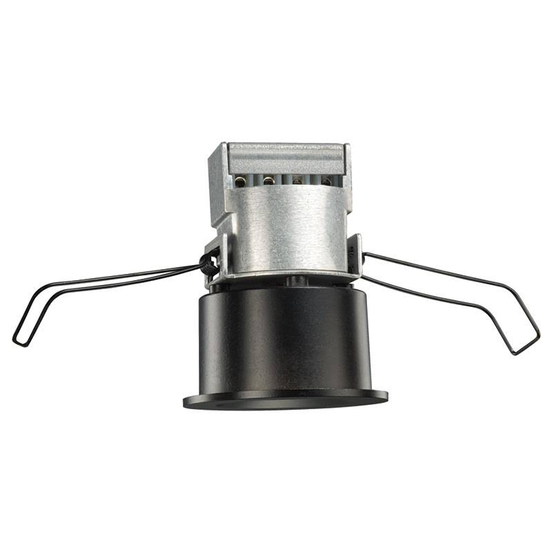 Recessed Lighting 2-1/4x22 Mini LED Downlight, 4000K, 90 CRI, Narrow Flood Beam Spread, Black G472002
