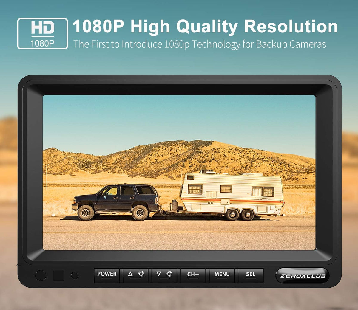 HD Wired Backup Camera System Kit with 7" LCD Monitor M464