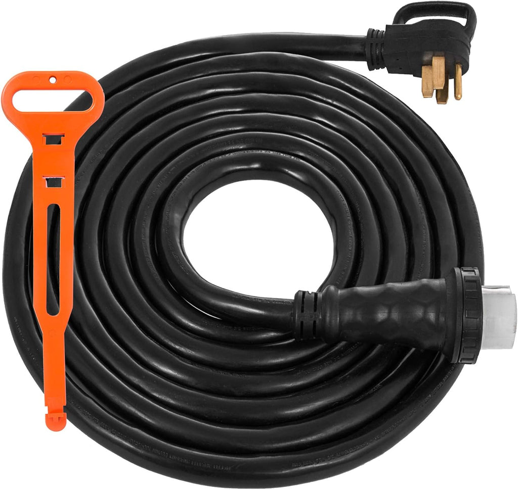 50FT 50 AMP Weatherproof Heavy Duty Twist Lock RV Extension Cord S110251