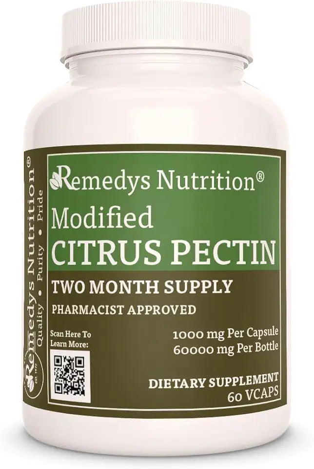 Modified Citrus Pectin 1,000 mg 60 Vegan Capsules Dietary Supplement X584805