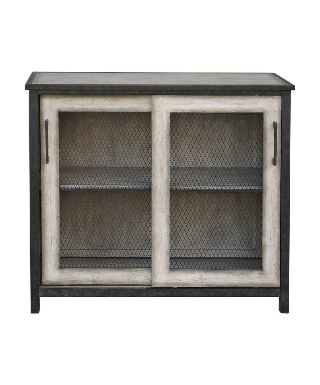 Wire-Mesh Accent Cabinet W21891
