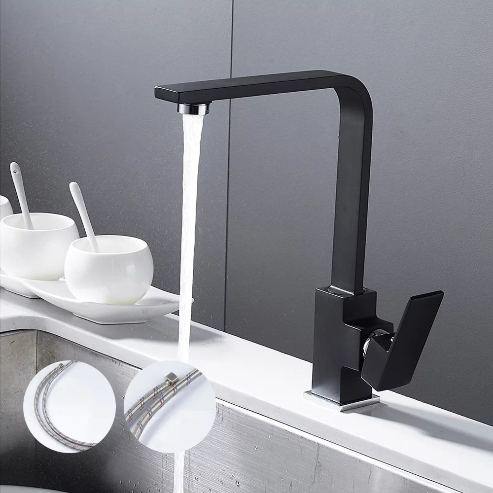 Black Chrome Kitchen Mixer Tap A768964