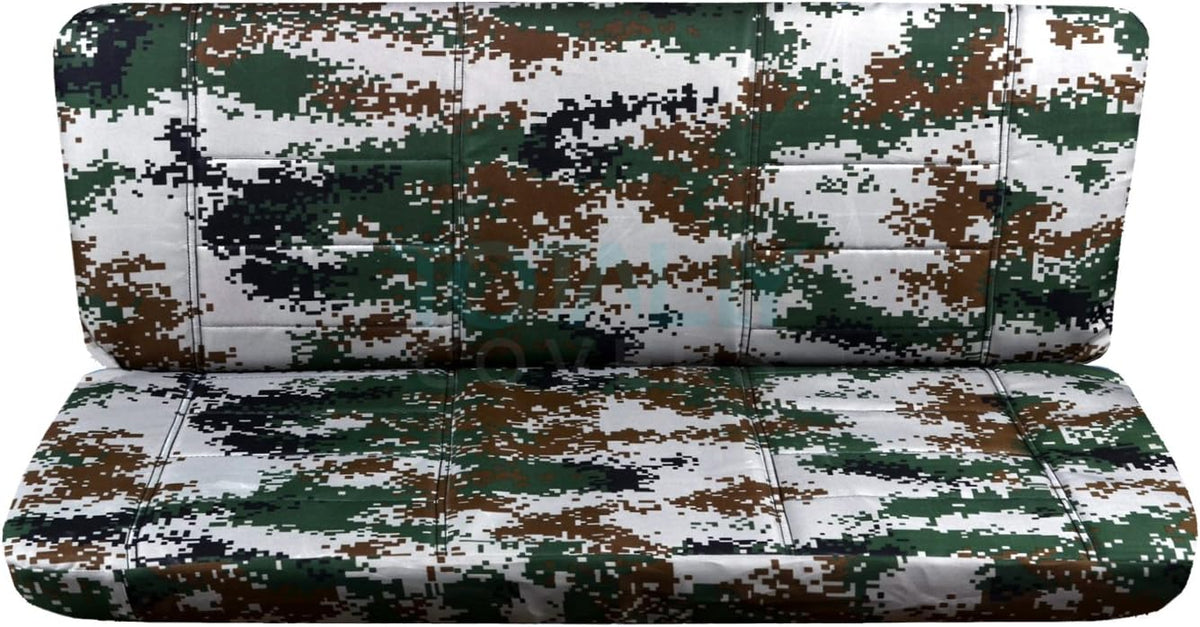 Camo Truck Seat Covers for 1997-2003 Ford F-150 Super Cab Rear 40/60 Split Bench U88884
