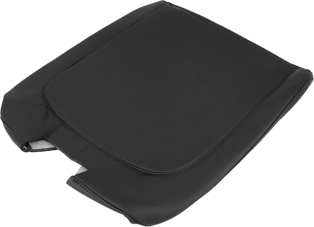 Black Microfiber Leather Center Console Lid Armrest Cover J79791