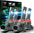 H11 LED Headlight Bulbs Combo, 24000LM Fanless Conversion Kit, 6500K Cool White, Pack of 2 F94231