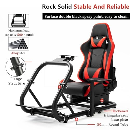 Racing Sim Cockpit Stand with Seat L199803