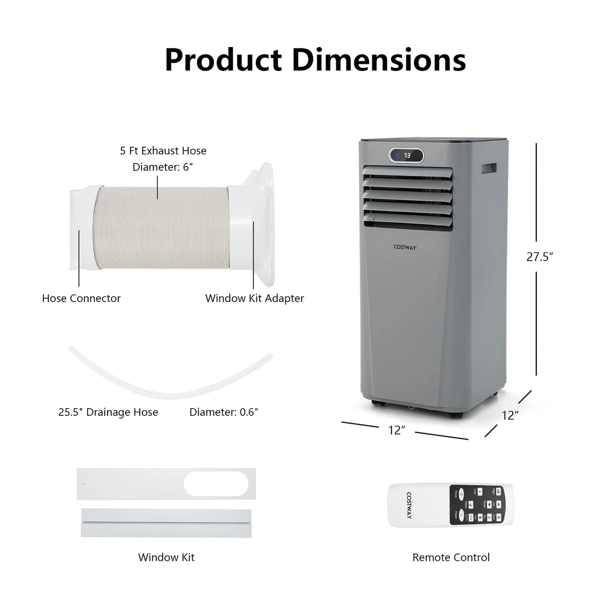 5300 BTU Portable Air Conditioner T5397