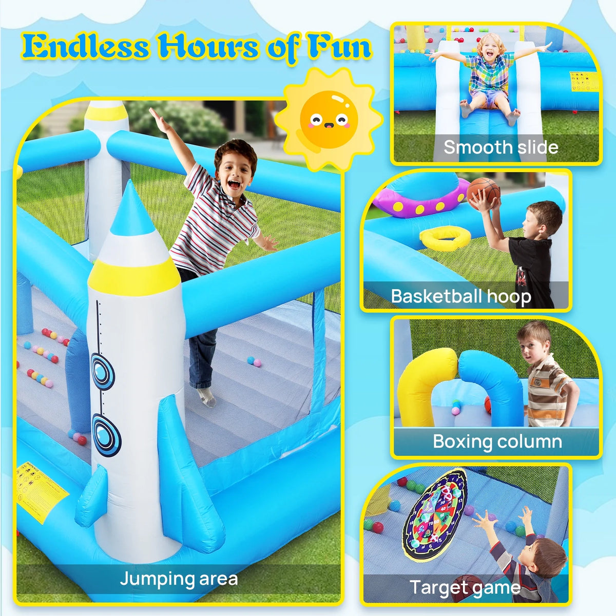 Inflatable Bouncer with Blower X77767