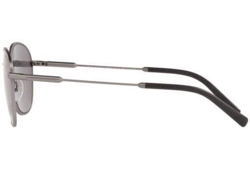 Gunmetal Oval Sunglasses Y786