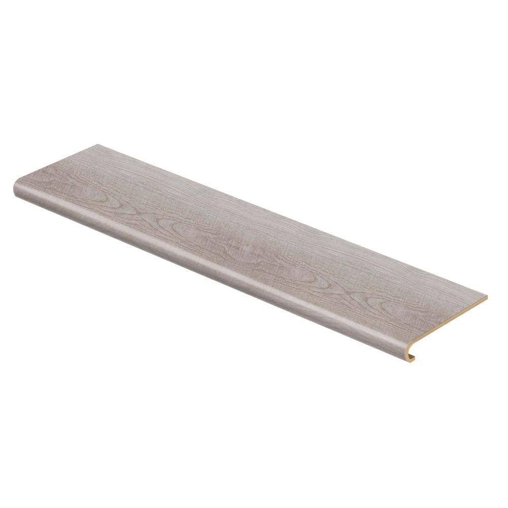 Coastal Oak/Silver Sycamore 94 in. L Vinyl Overlay to Cover Stairs P93607