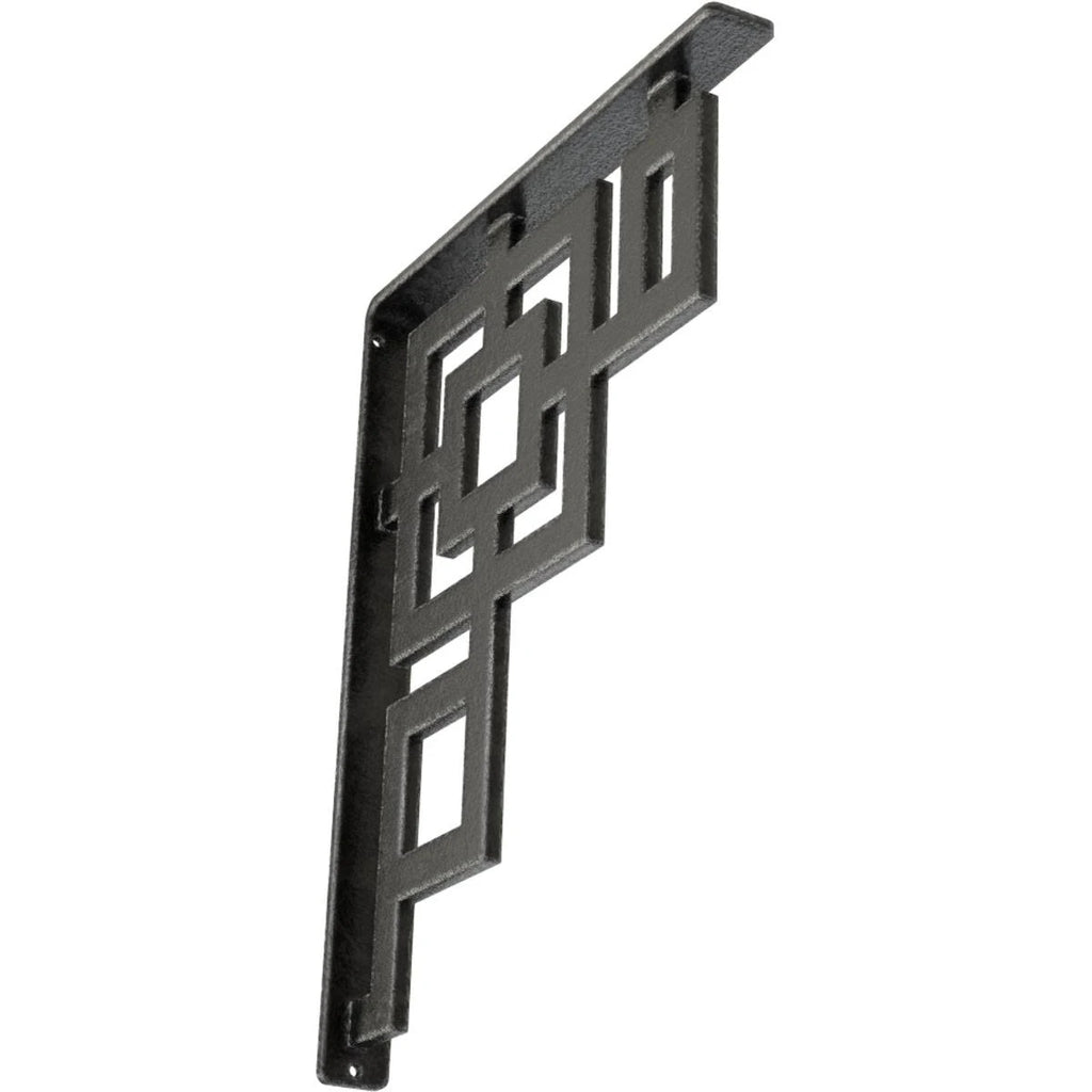 Wrought Iron Bracket Antiqued Pewter S9328