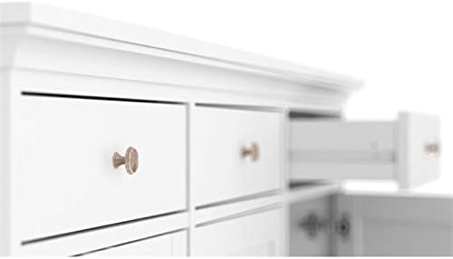 White 3 Door 3 Drawer Sideboard Cabinet V247