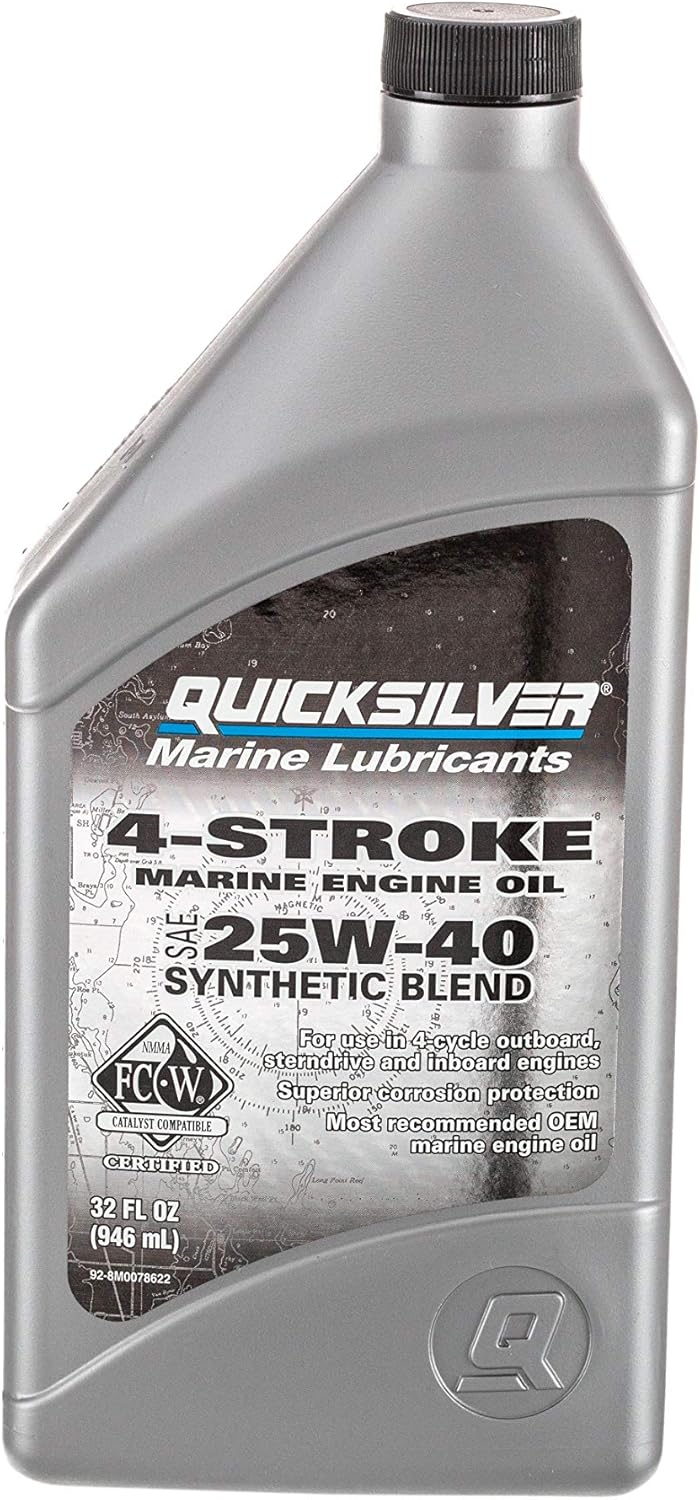 25W-40 Synthetic Marine Engine Oil Pack of 2 D7385