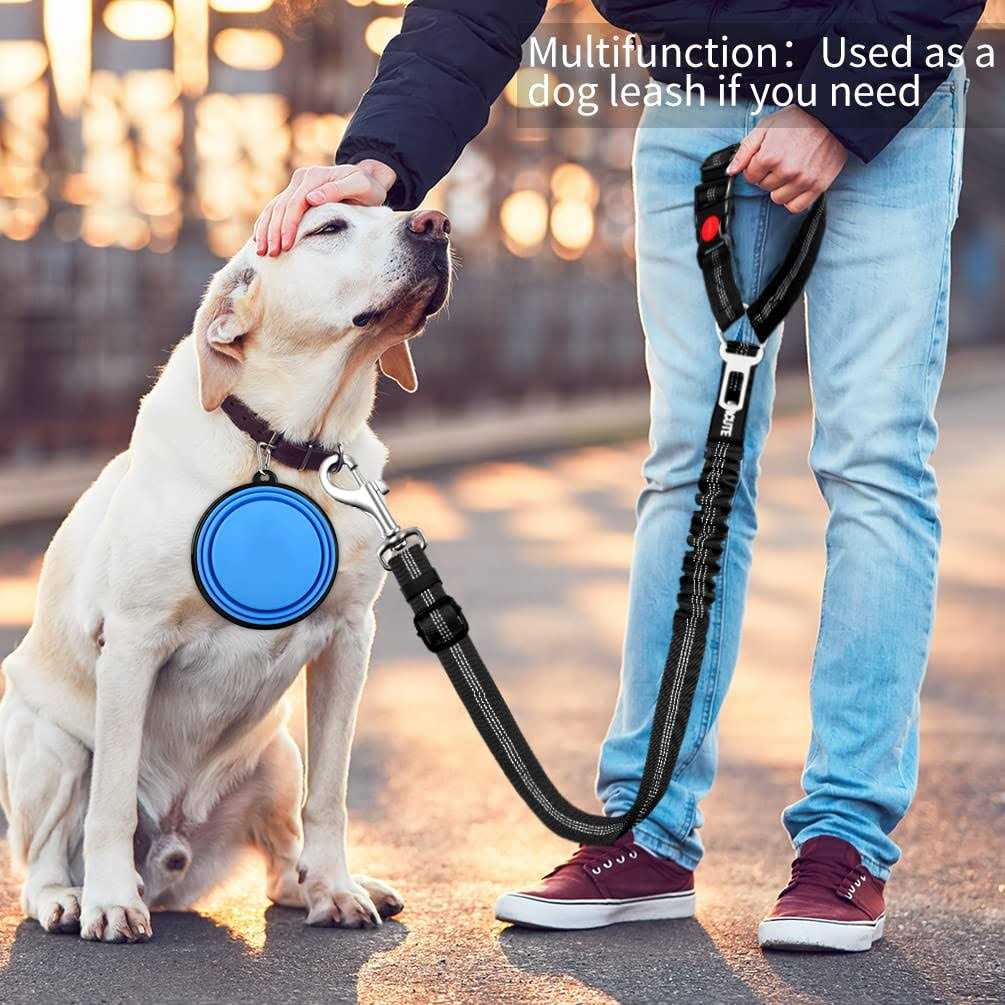 3 Piece Set Adjustable Dog Car Seat Belt R9377