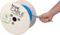 500ft Blue 23AWG 4 Pair Solid Bare Copper Bulk Ethernet Cable X319