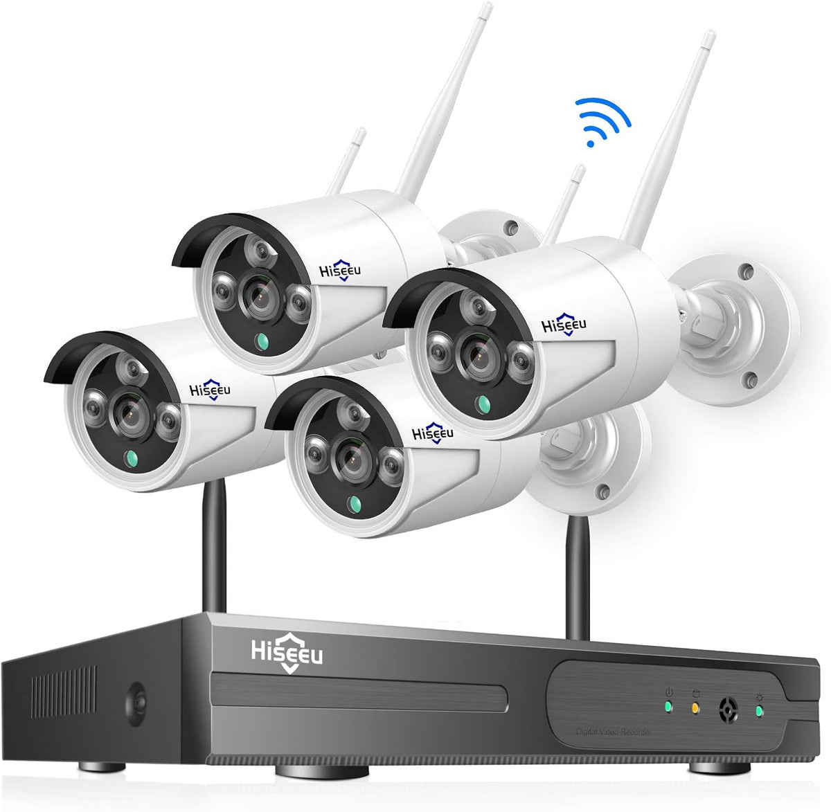 2K Wireless Security Camera System 2-Cam Kit with NVR B6199