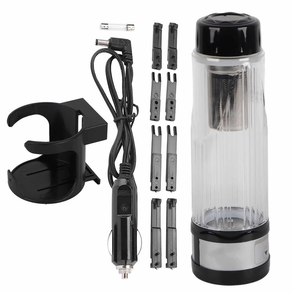 Car Electric Kettle 12V / 24V 95W 420ml Travel Mug Bottle Holder Q913