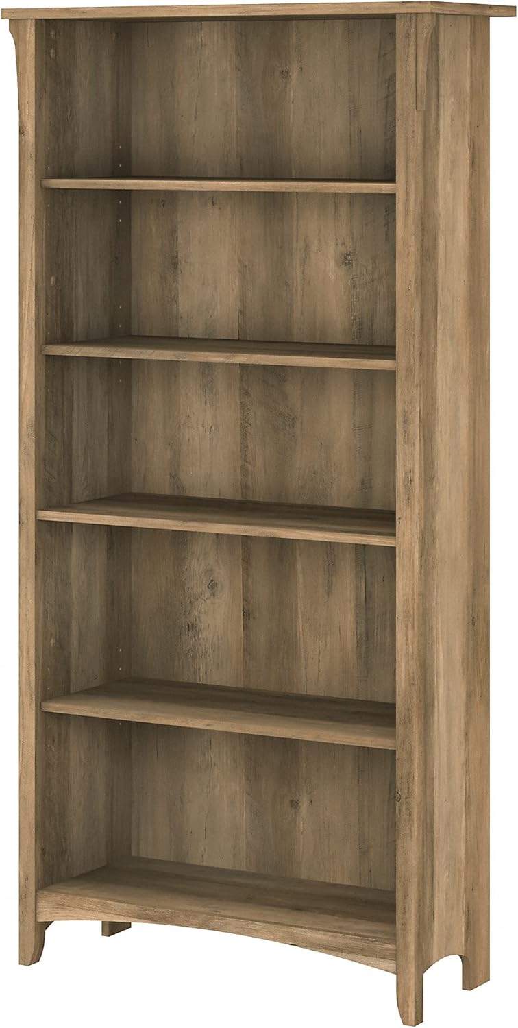 Tall 5 Shelf Bookcase, Reclaimed Pine F1221