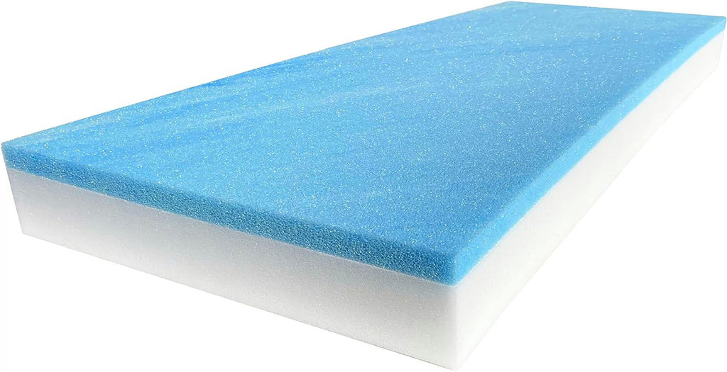 Cool Gel Memory Foam Bench Cushion Replacement Medium Firm I9644