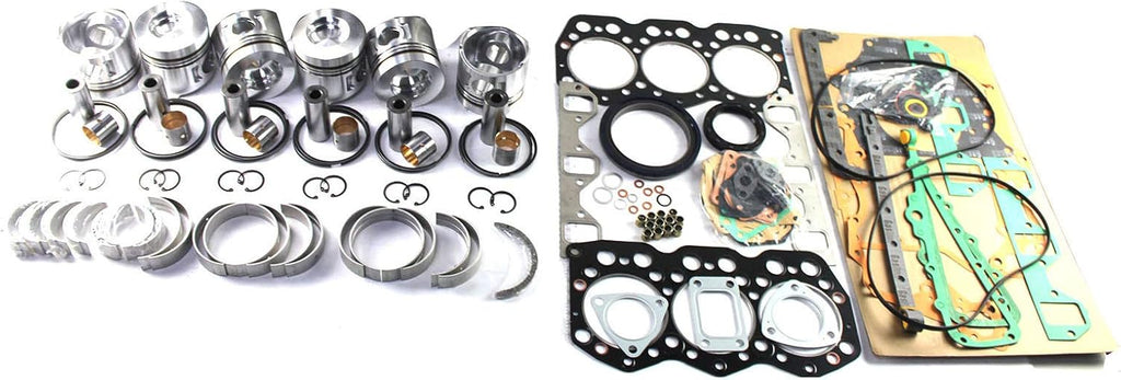Engine Rebuild Kit Gasket Kit for Mitsubishi S6K S6KT Excavator Y4382