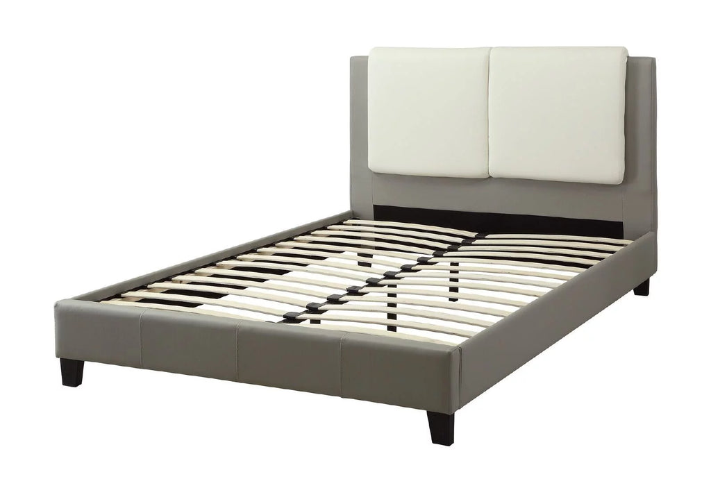 White 6pc Full Size Bedroom Set with Dresser Mirror Nightstands Chest H926