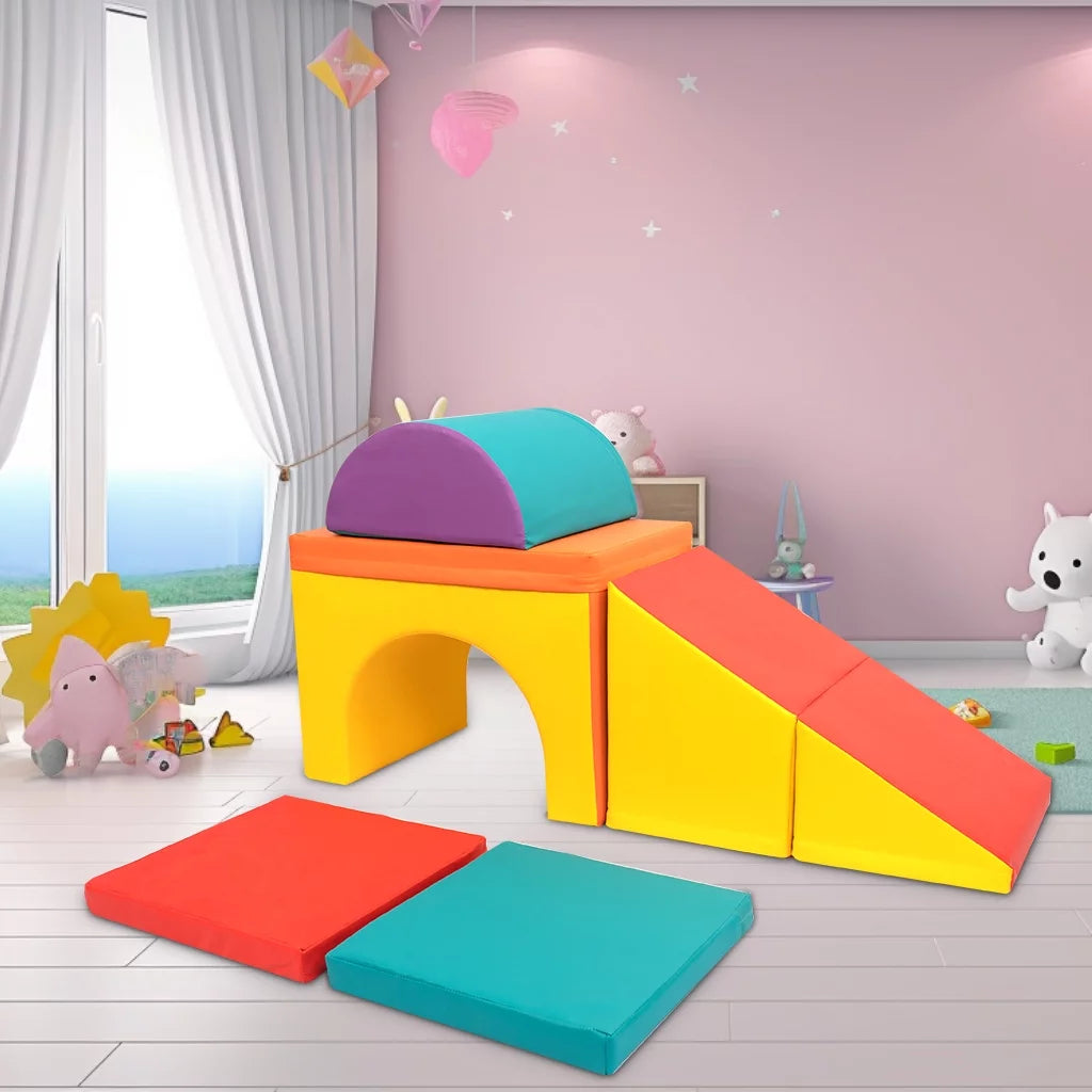 Lightweight Foam Climb and Crawl Playset 5 Piece Set U1828
